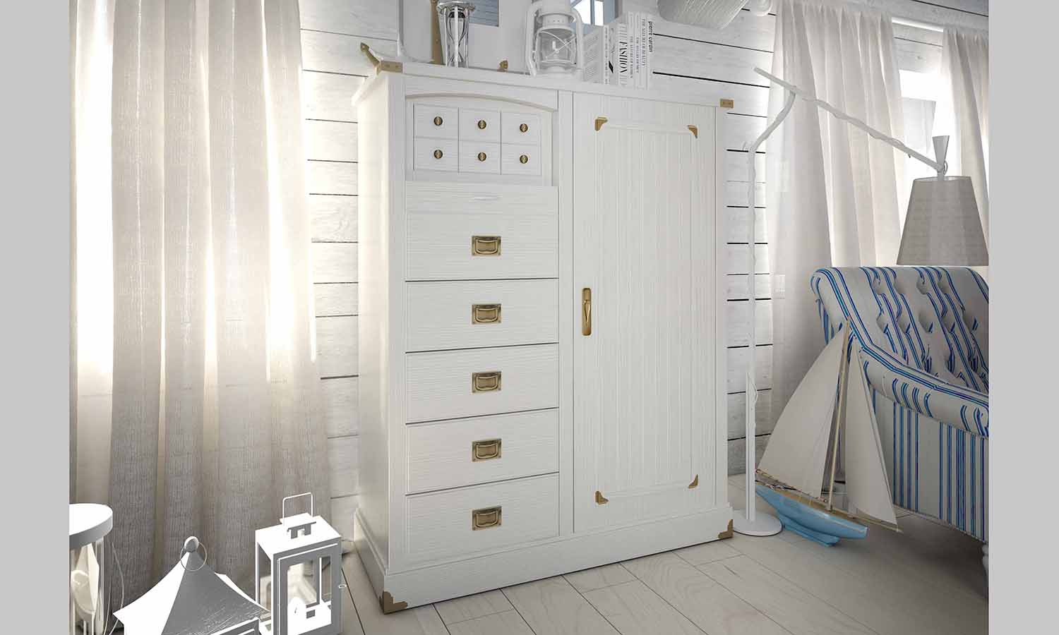 017 ARMARIO BLANCO LITERA